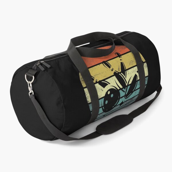 Item preview, Retro Sunset Bowling Ball Silhouette Bowling Bowler designed and sold by Rebecca-Cruz.