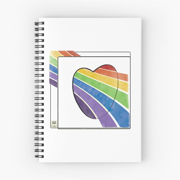 Item preview, Let the love flow - Rainbow Heart designed and sold by SadSacDesigns.