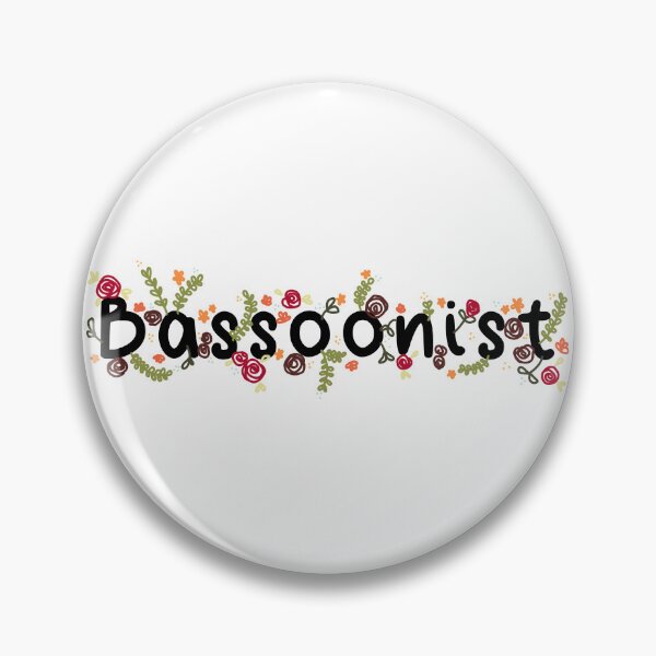 Item preview, Bassoonist Sticker. Bassoon. Lettering. English phrase. designed and sold by AnaStickerD.