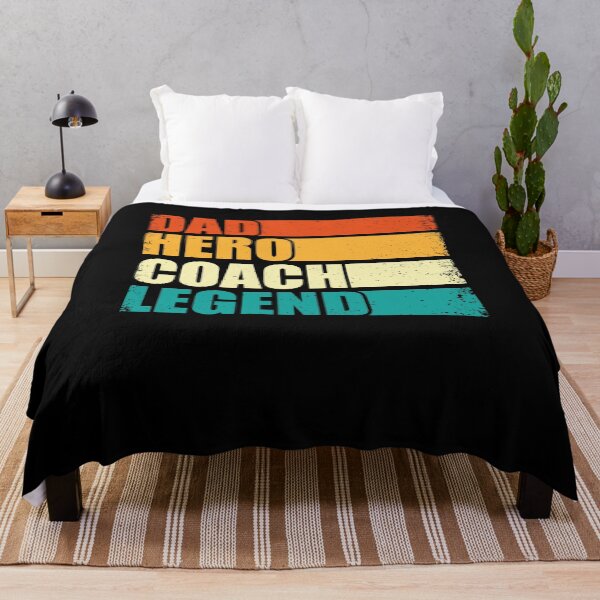 Artikelvorschau, Papa Hero Coach Legend Lustiger Vater Sporttrainer Ausbilder entworfen und verkauft von MakeGoodChoices.