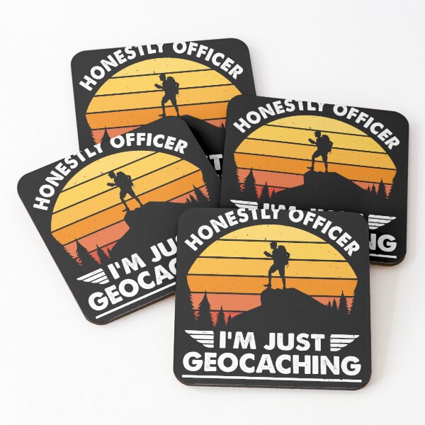 Item preview, Honestly Officer I'm Just Geocaching Funny Geocacher Joke designed and sold by MakeGoodChoices.