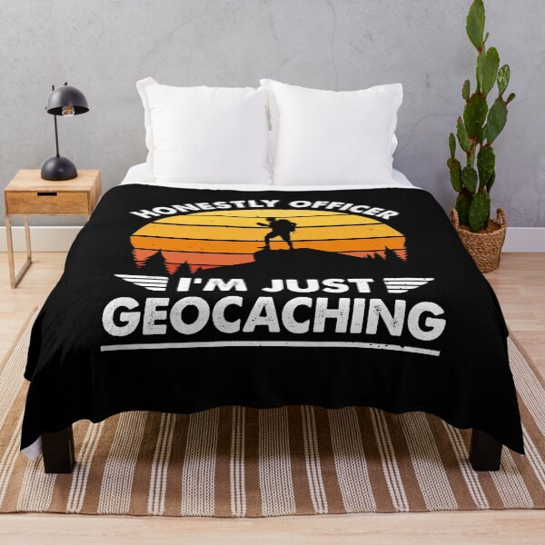 Item preview, Honestly Officer I'm Just Geocaching Funny Geocacher Joke designed and sold by MakeGoodChoices.