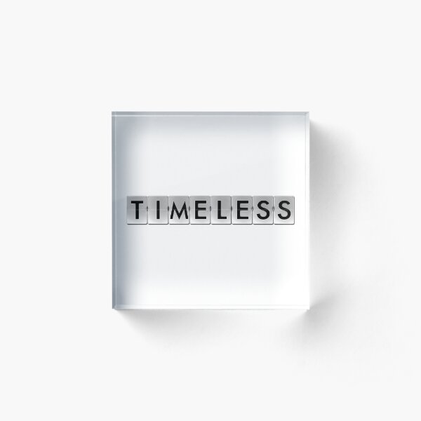 The Timeless Acrylic Block