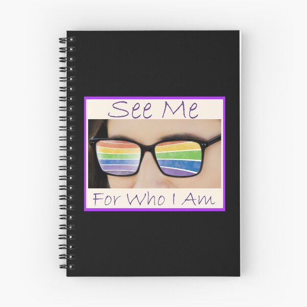 Item preview, See Me For Who I Am Pride Rainbow designed and sold by SadSacDesigns.
