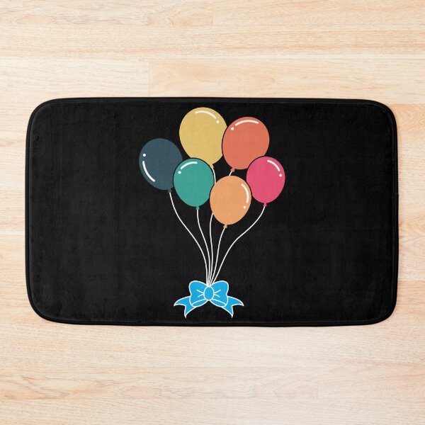 Item preview, Vintage Color Balloons with Bow designed and sold by RaybenMedia.