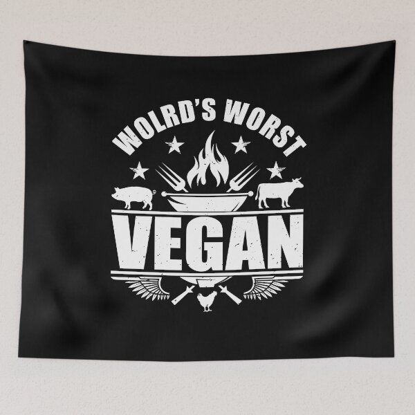 Item preview, World's Worst Vegan Funny Meat Lover Steak Lover Cookout designed and sold by MakeGoodChoices.