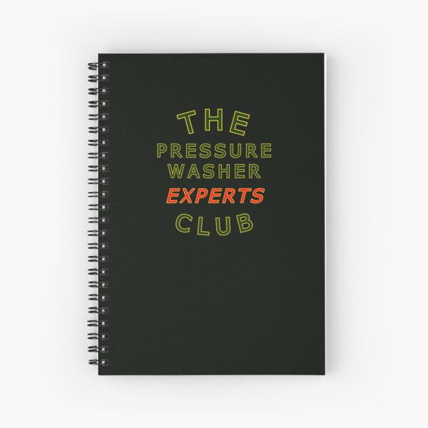 The Pressure Washer Experts Club Spiral Notebook