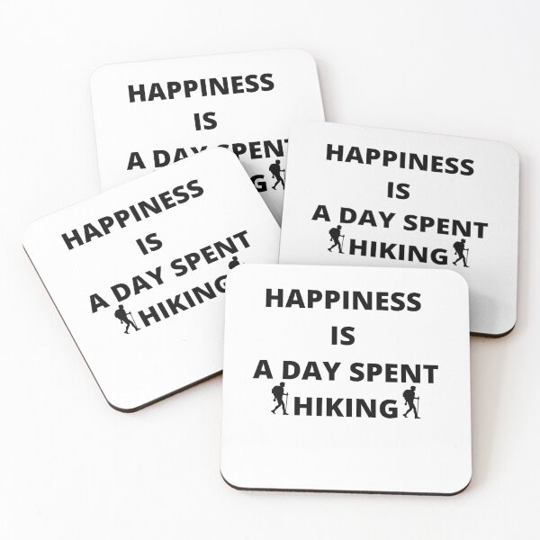Item preview, HAPPINESS IS A DAY SPENT HIKING  designed and sold by AGARI ★★★★★.