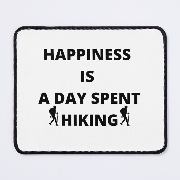 Item preview, HAPPINESS IS A DAY SPENT HIKING designed and sold by AGARI ★★★★★.