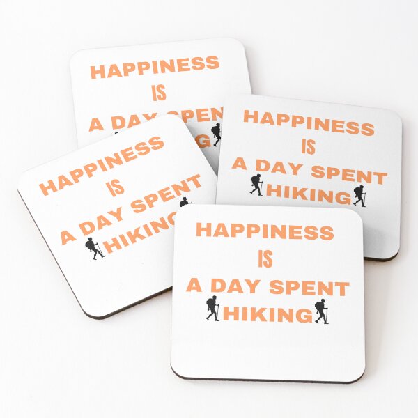 Item preview, HAPPINESS IS A DAY SPENT HIKING  designed and sold by AGARI ★★★★★.