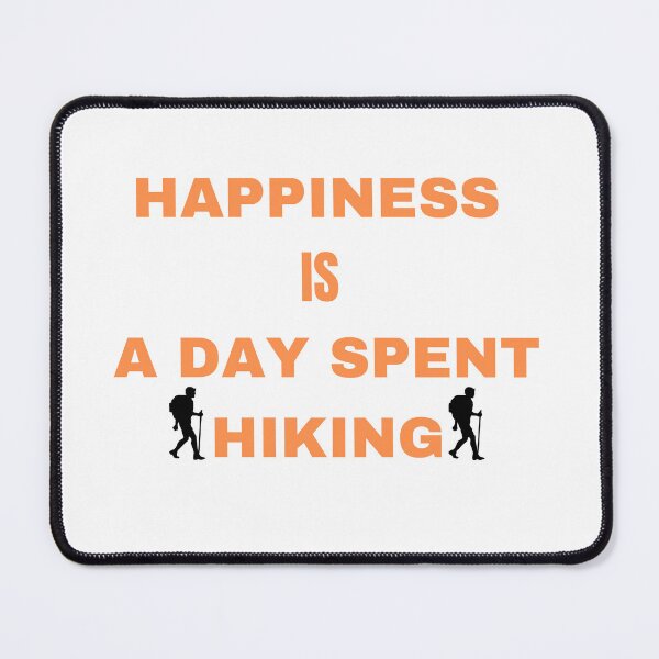 Item preview, HAPPINESS IS A DAY SPENT HIKING designed and sold by AGARI ★★★★★.