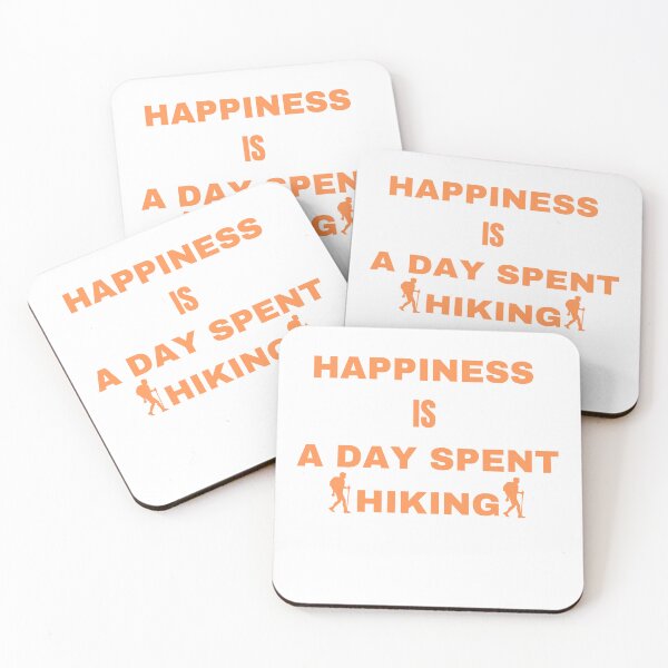 Item preview, HAPPINESS IS A DAY SPENT HIKING  designed and sold by AGARI ★★★★★.