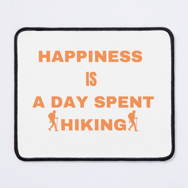 Item preview, HAPPINESS IS A DAY SPENT HIKING  designed and sold by AGARI ★★★★★.