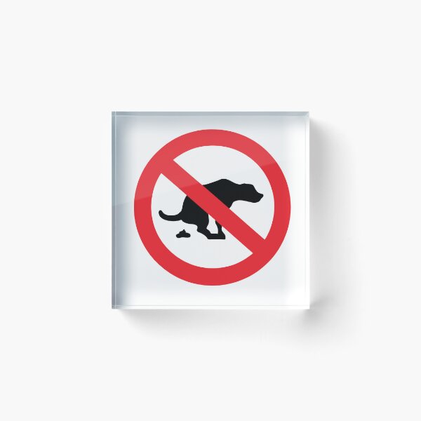 Item preview, No dog poop funny sarcastic sign designed and sold by pixxart.