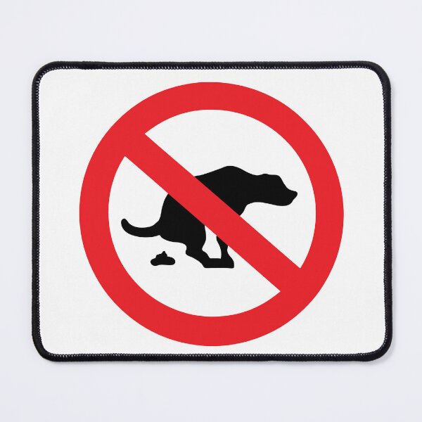 Item preview, No dog poop funny sarcastic sign designed and sold by pixxart.