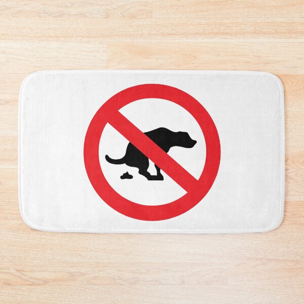 Item preview, No dog poop funny sarcastic sign designed and sold by pixxart.