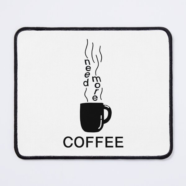 Item preview, Need More Coffee. Lettering. Calligraphy. Black text. English. designed and sold by AnaStickerD.