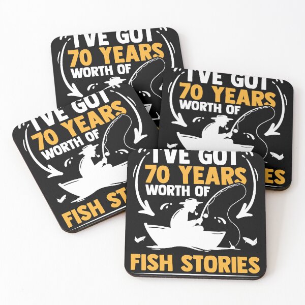 Item preview, I've Got 70 Years Of Fish Stories Funny Ex Fisherman Angler designed and sold by MakeGoodChoices.