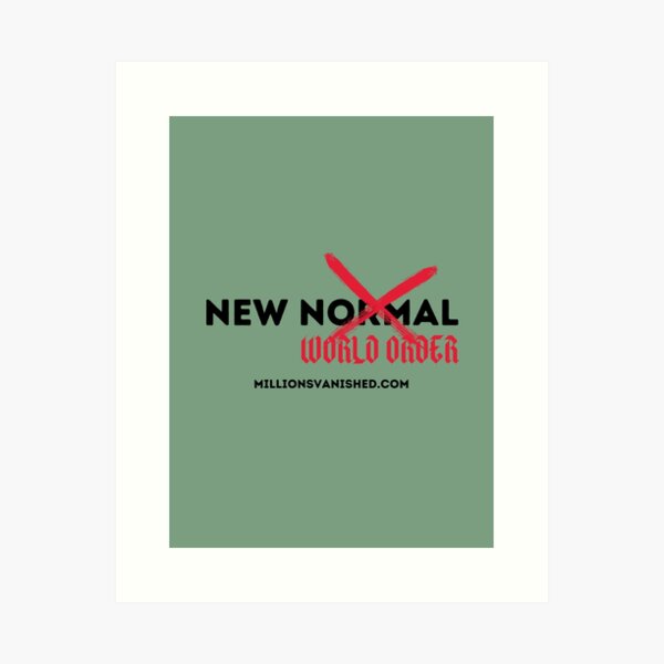 The New Normal (NWO) 2 - Christian Art Print