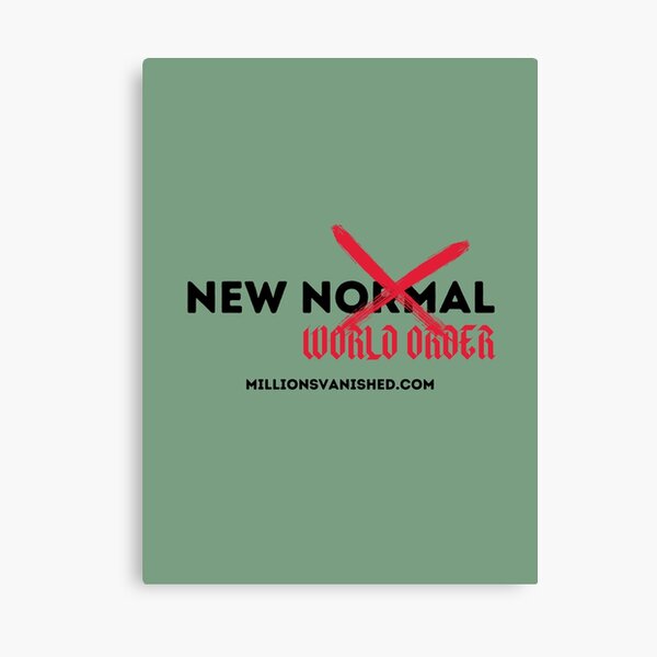 The New Normal (NWO) 2 - Christian Canvas Print