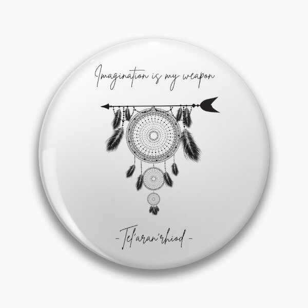 Item preview, Tel'aran'rhiod - imagination is my weapon wheel of time fan designed and sold by Better2weather.