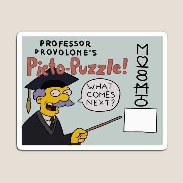 Item preview, Professor Provolone's Picto-Puzzle! designed and sold by mxllytxmms.