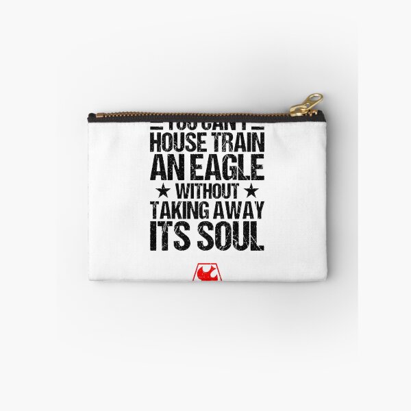 Item preview, BLACK "You can't train an eagle without taking away its soul" (PEACEMAKER SERIES quote) designed and sold by frikybomb.