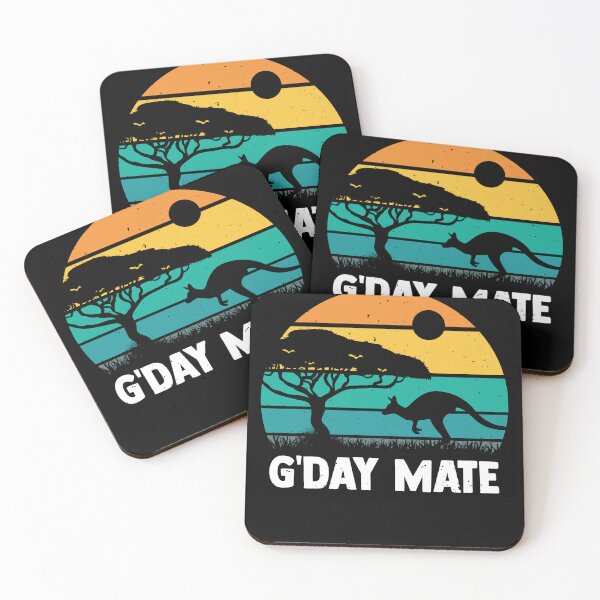 Item preview, G'Day Mate Vintage Australia Australian Kangaroo Lover designed and sold by MakeGoodChoices.