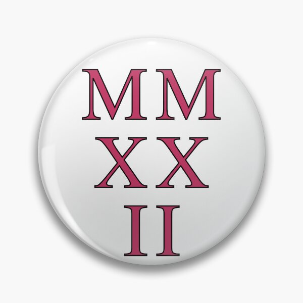 Item preview, 2022 Roman Numerals - innuendo on white designed and sold by BTCelebration.