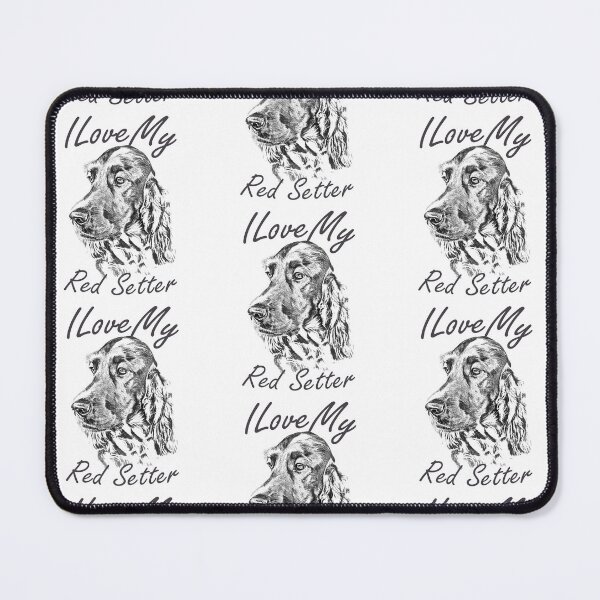 Item preview, Sadsac designs - I Love My Red Setter designed and sold by SadSacDesigns.