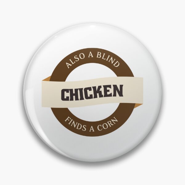 Item preview, Denglish saying blind hen finds a seed designed and sold by JanooFactory.