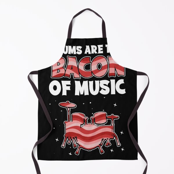 Item preview, Drums Are The Bacon Of Music Funny Bacon Lover Drummer designed and sold by MakeGoodChoices.