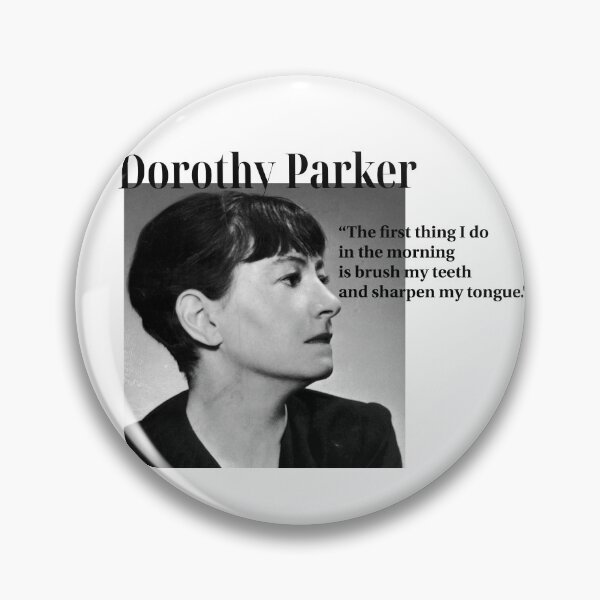 Item preview, Dorothy Parker Portrait - on morning routine designed and sold by VioletMil.