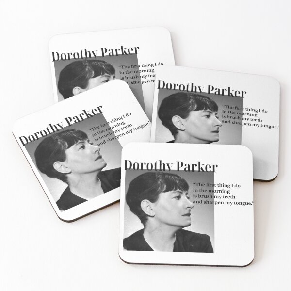 Item preview, Dorothy Parker Portrait - on morning routine designed and sold by VioletMil.