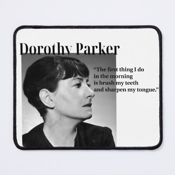Item preview, Dorothy Parker Portrait - on morning routine designed and sold by VioMil.