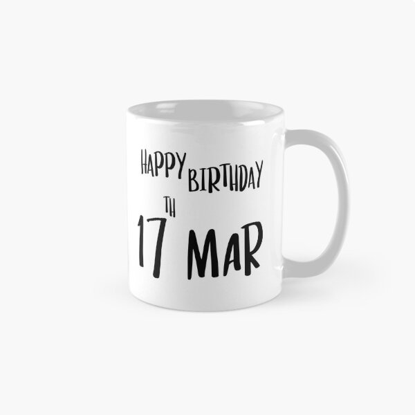 Item preview, Happy Birthday 17th March - Happy you-day to you. Wishing you the best birthday imaginable designed and sold by YoungESC.