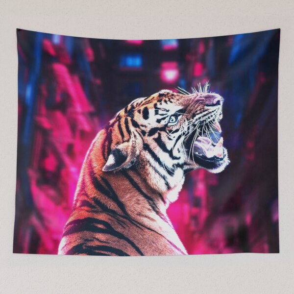 Item preview, Cyberpunk Style Tiger designed and sold by DAFIN.