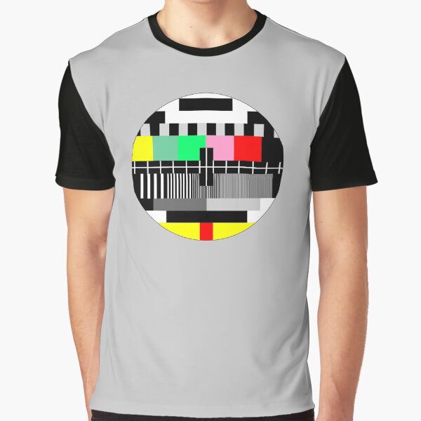 Vista previa del artículo con la obra «Pantalla de prueba de tv color retro», diseñado y vendido por pixxart.