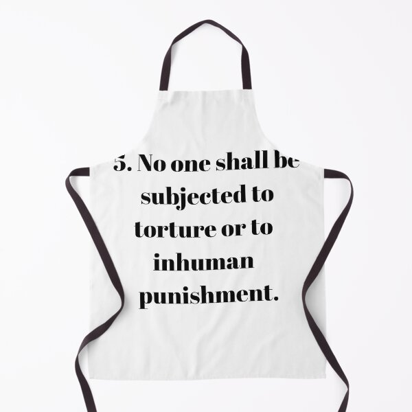 Item preview, Universal Declaration of Human Rights Article 5 designed and sold by Freihalt.