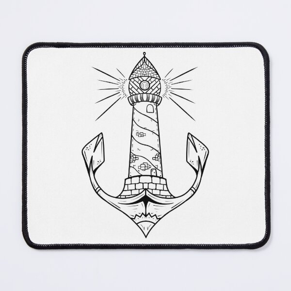 Item preview, Tattoo anchor design designed and sold by Shirtilike.