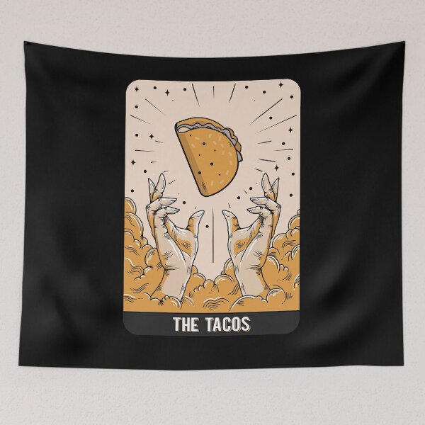 Item preview, The Tacos Tarot Card designed and sold by artado.