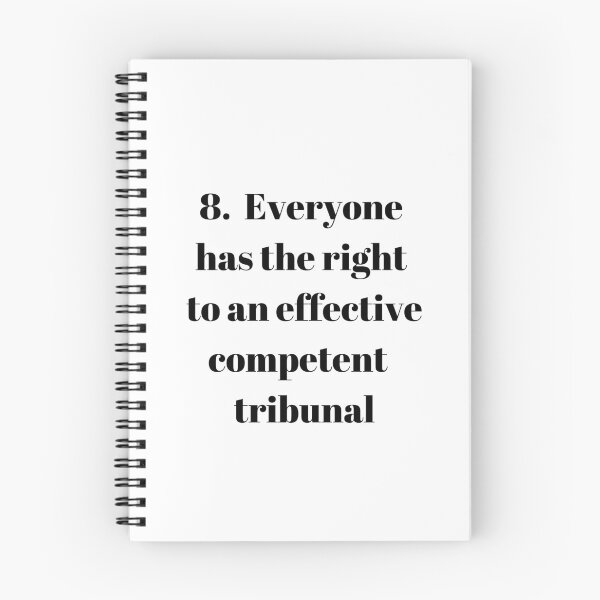 Item preview, Universal Declaration of Human Rights Article 8 designed and sold by Freihalt.