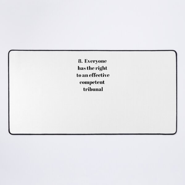 Item preview, Universal Declaration of Human Rights Article 8 designed and sold by Freihalt.
