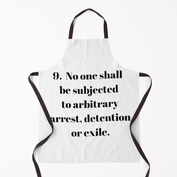 Item preview, Universal Declaration of Human Rights Article 9 designed and sold by Freihalt.