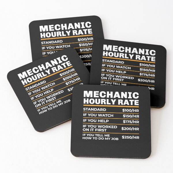 Item preview, Funny Mechanic Hourly Rate Gift Shirt, Mechanic Dad Shirt, Funny Mechanic T-Shirt, Mechanic Gift idea, I'm A Mechanic Hourly Rate Shirt designed and sold by aymob.