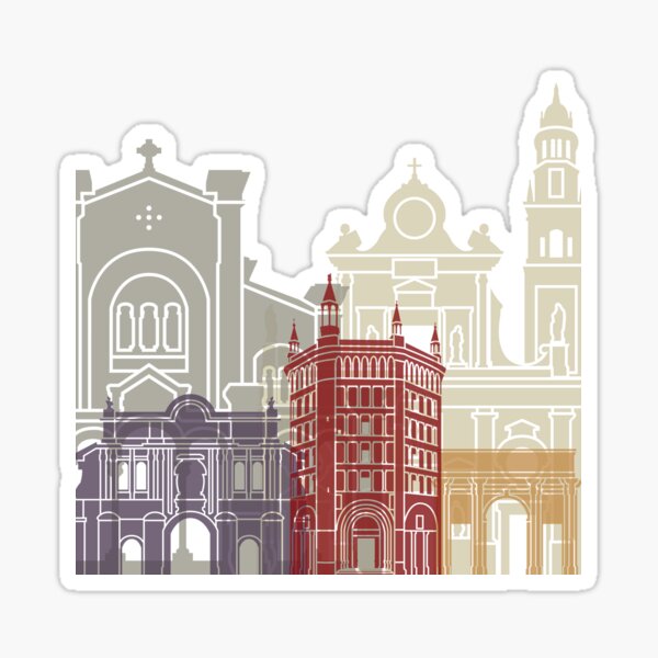 Item preview, Parma skyline poster designed and sold by paulrommer.