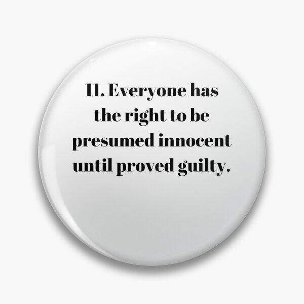 Item preview, Universal Declaration of Human Rights Article 11 designed and sold by Freihalt.