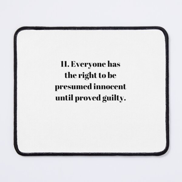 Item preview, Universal Declaration of Human Rights Article 11 designed and sold by Freihalt.
