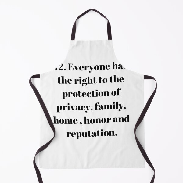 Item preview, Universal Declaration of Human Rights Article 12 designed and sold by Freihalt.