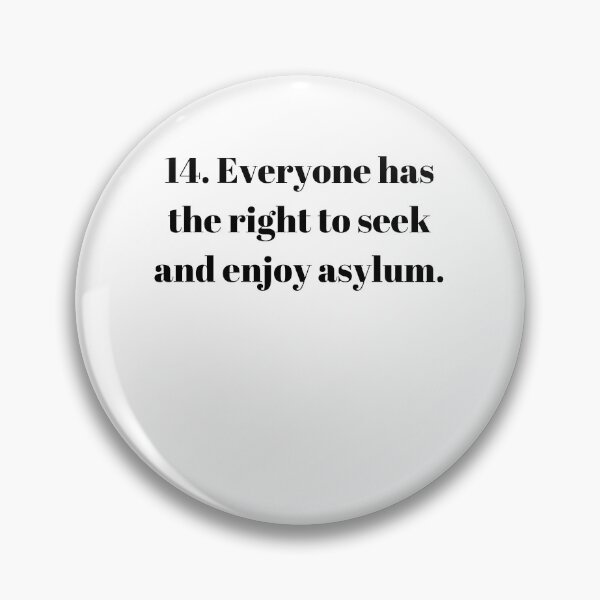 Item preview, Universal Declaration of Human Rights Article 14 designed and sold by Freihalt.